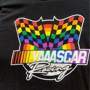 YAAASCAR RACING TEE🏳️‍🌈